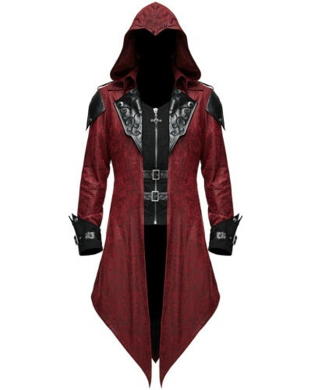 Halloween Medieval Gothic Costume Coat - product details