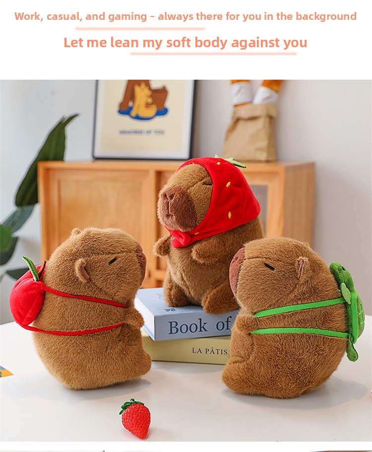 Capybara plush toy final image
