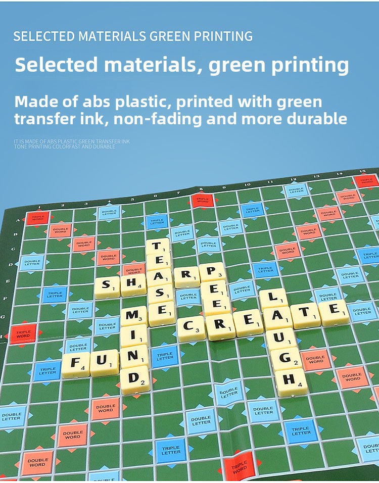 Word Spelling Tile Game – Small & Large Alphabet Sets – image 2