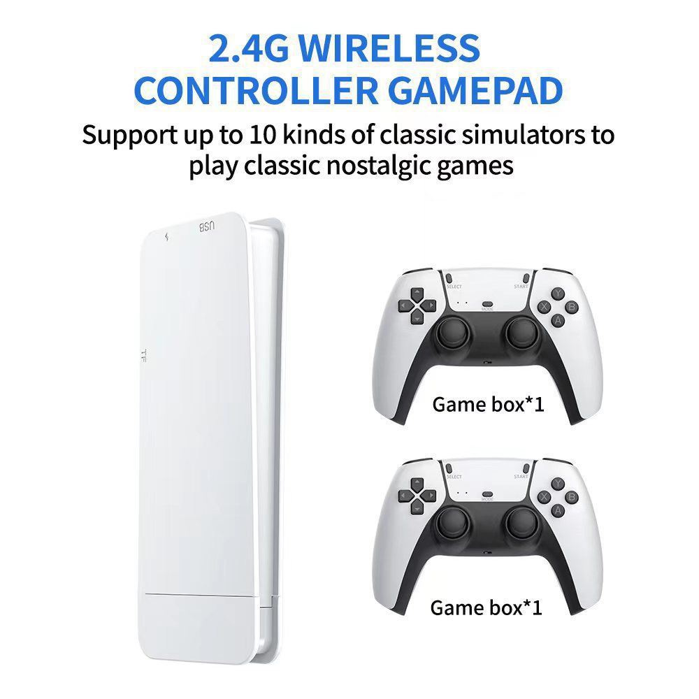 Wireless Retro Game Console - Portable Design