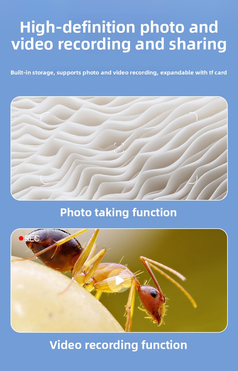 Children's Digital Microscope - LED Lights