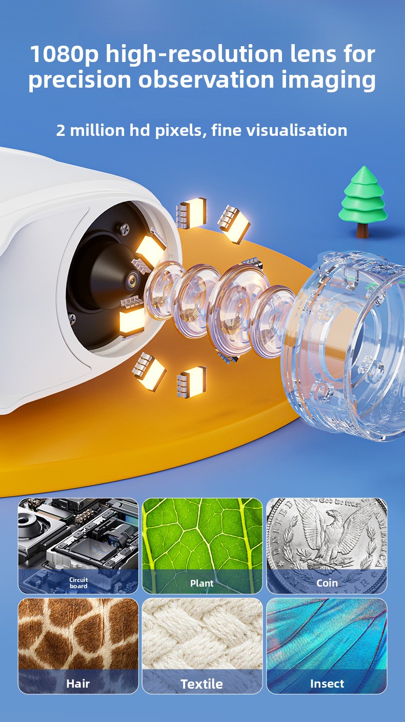 Children's Digital Microscope - Purple