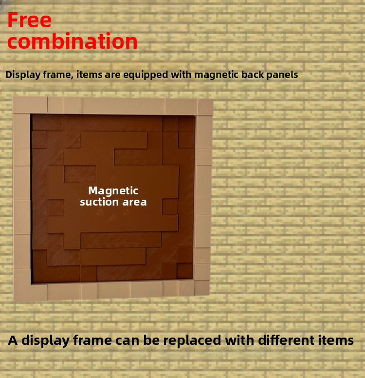 Minecraft Magnetic Display Box - Complete Set