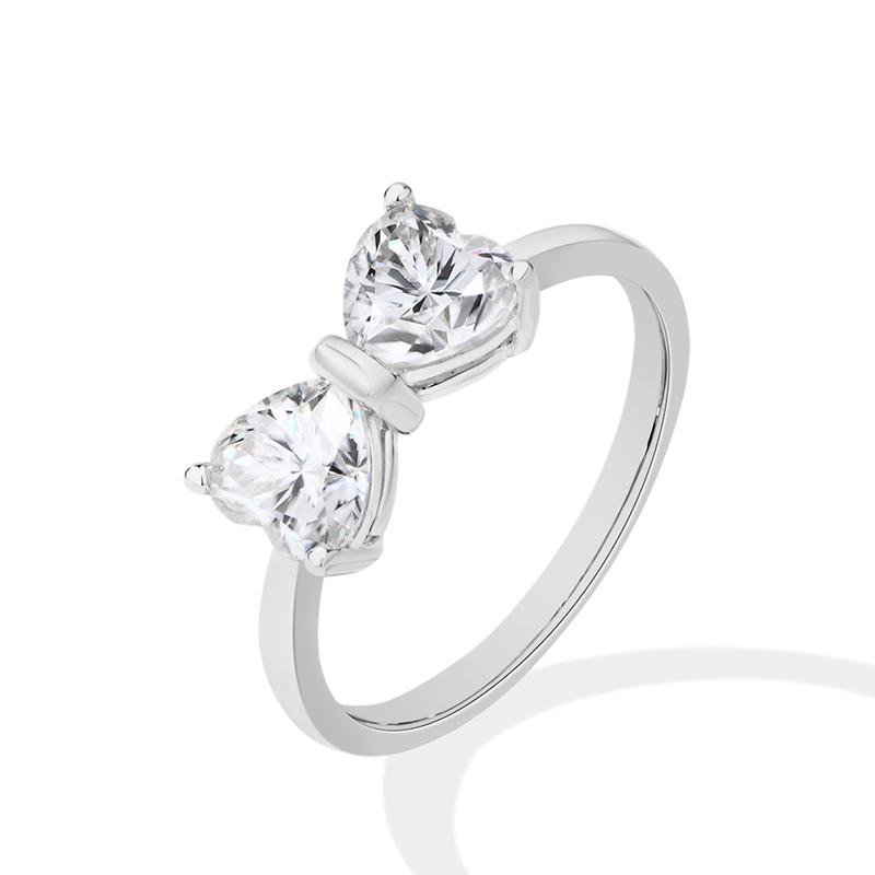 Butterfly Bow Crystal Ring