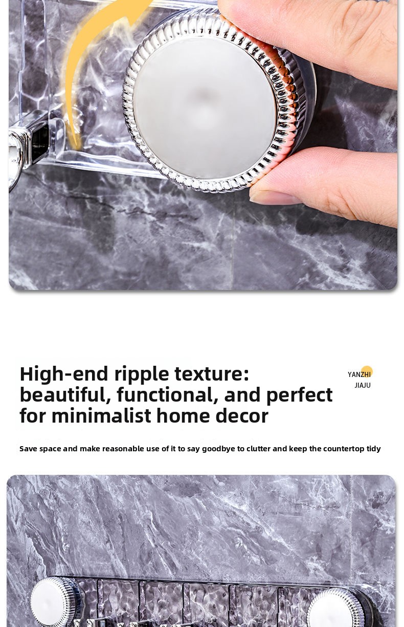 Rotating Suction Cup Hooks - Strong Adhesion