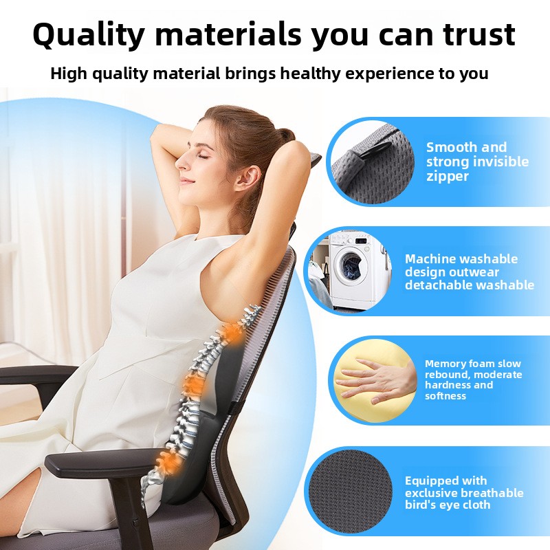 Ergonomic Memory Foam Lumbar Cushion
