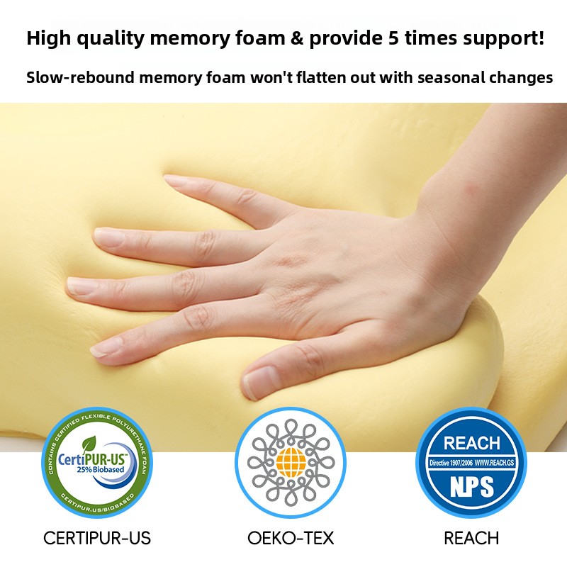 Ergonomic Memory Foam Lumbar Cushion
