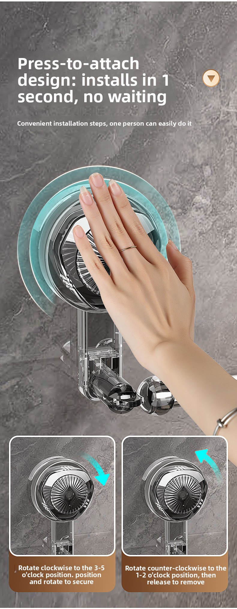 Stainless Steel Towel Rack - 50cm Fixed