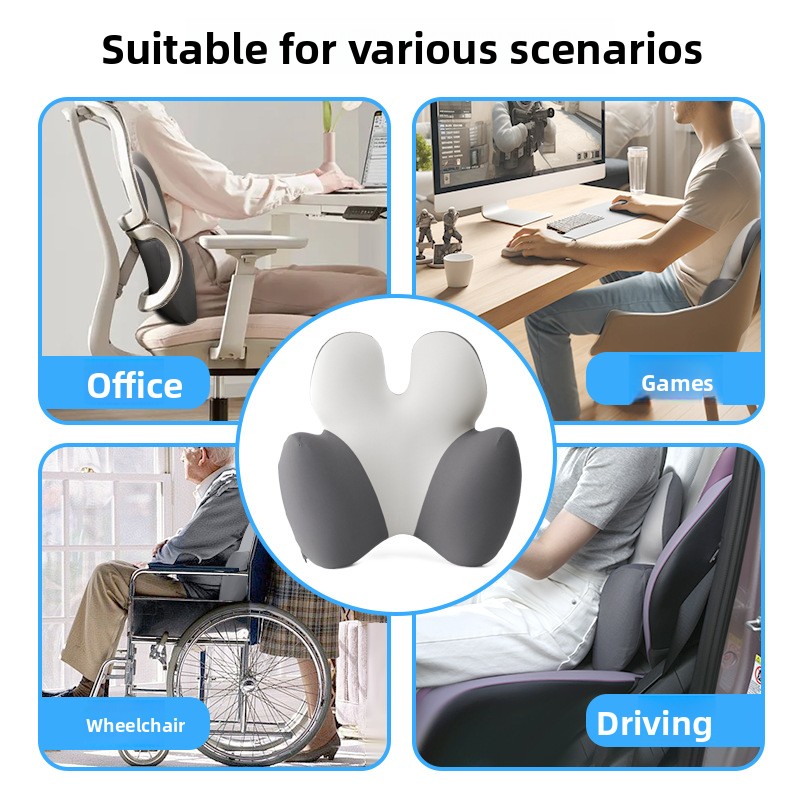 Ergonomic Memory Foam Lumbar Cushion