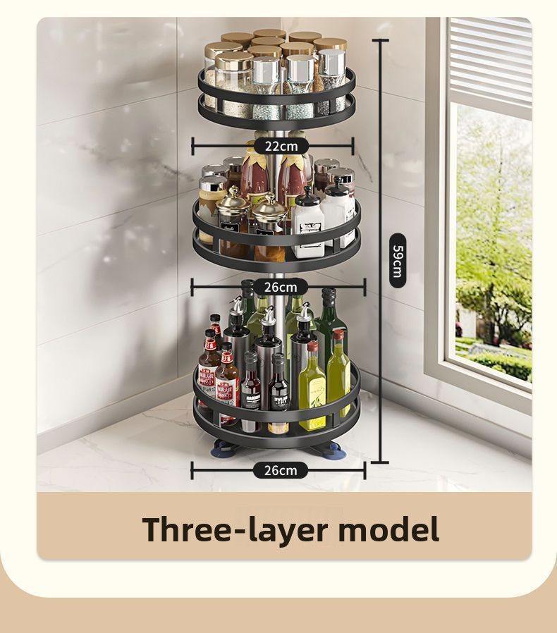 Rotating Seasoning Rack - Complete Set
