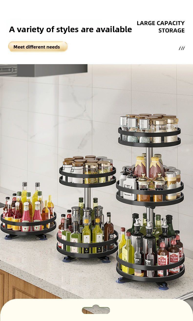 Rotating Seasoning Rack - White Option