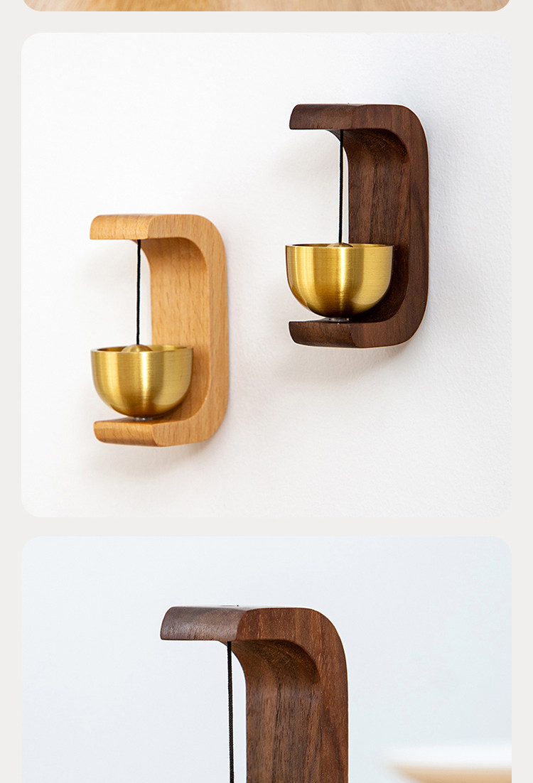 Japanese-Style Copper Doorbell - Installed View