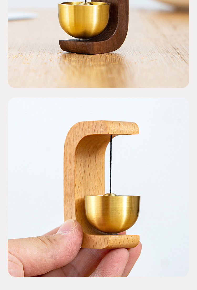 Japanese-Style Copper Doorbell - Gift Packaging