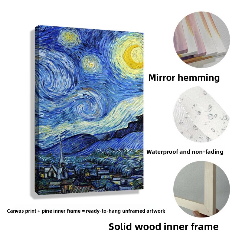 Neon Art Poster - Landscape