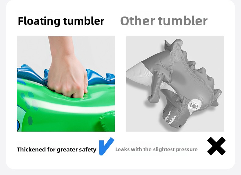 Inflatable Tumbler Toy - Stable Base