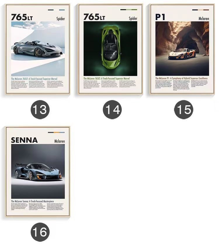 Car Theme Decorative Painting - Design 2