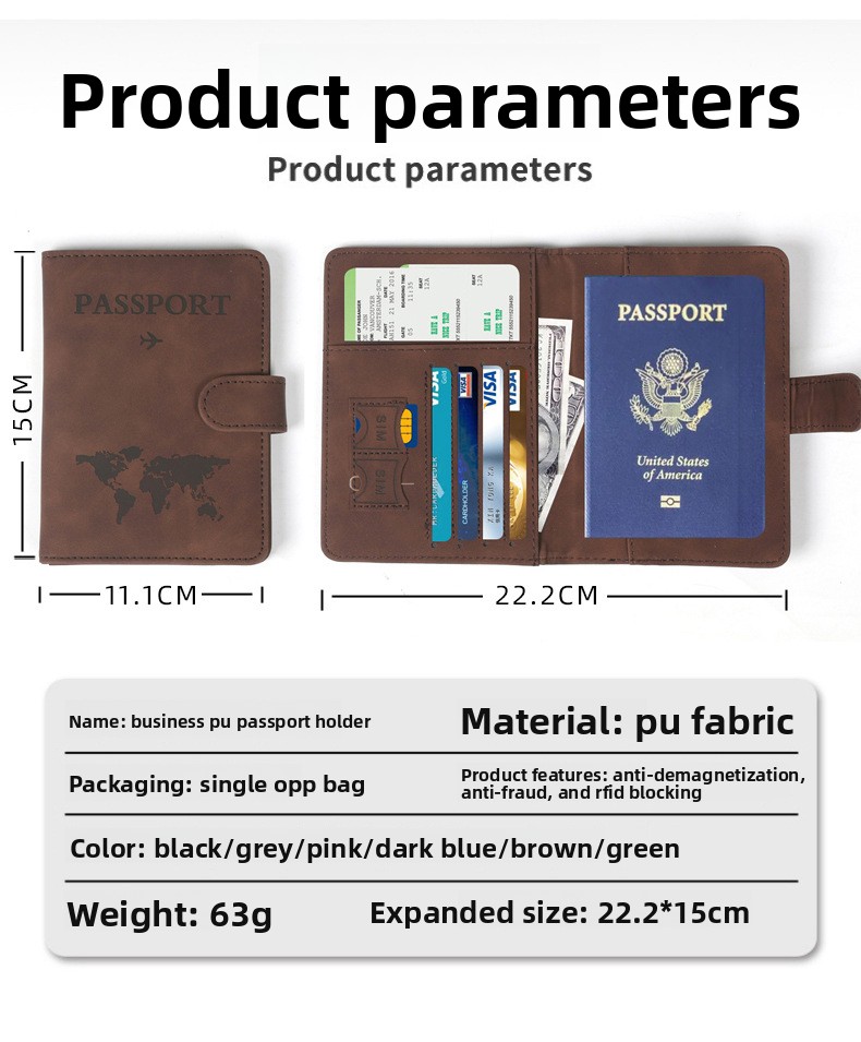 RFID Passport Holder - All Colors