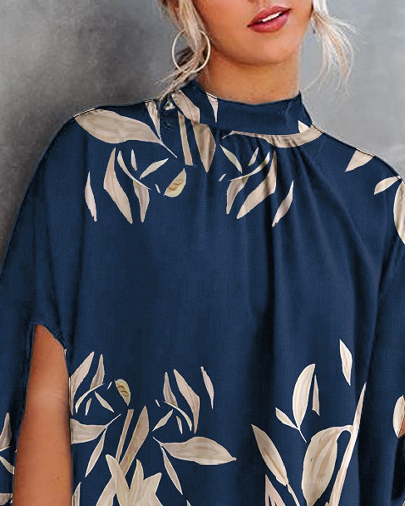 Women's Floral Blouse - Loose Fit