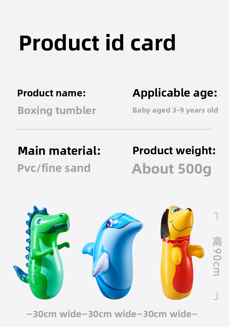 Inflatable Tumbler Toy - Features