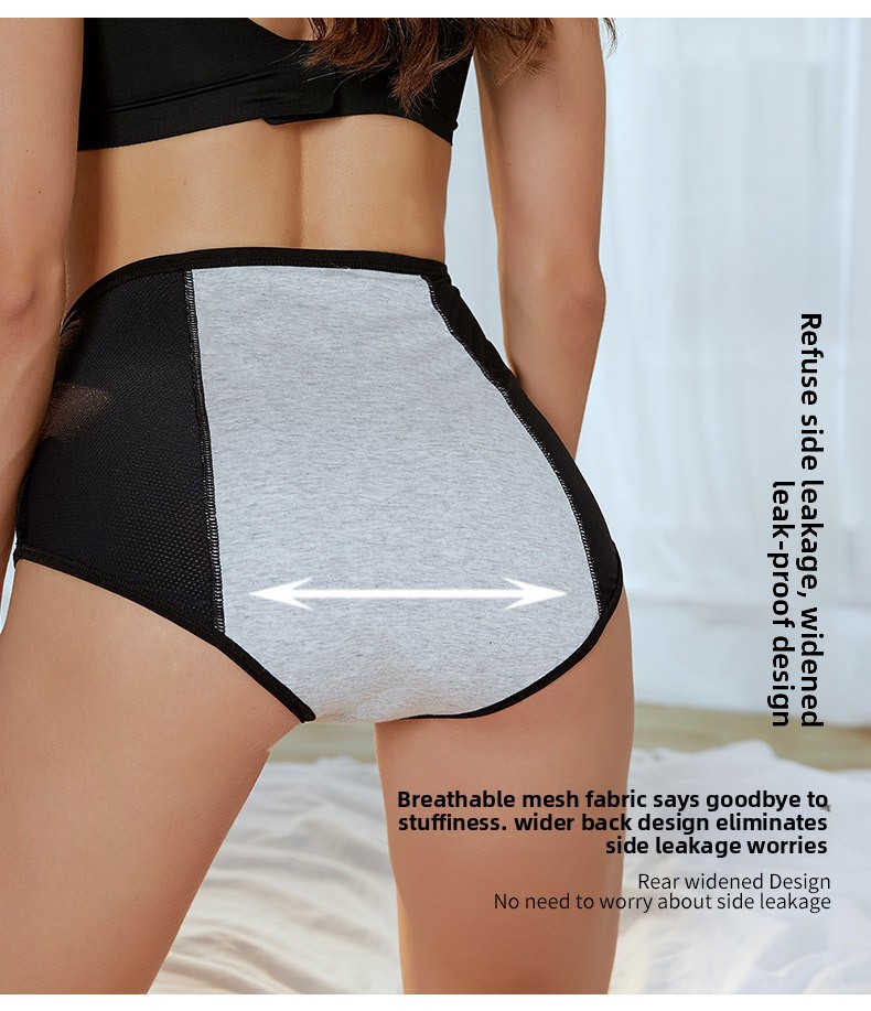 High Waist Leak Proof Underwear - High Waist Coverage