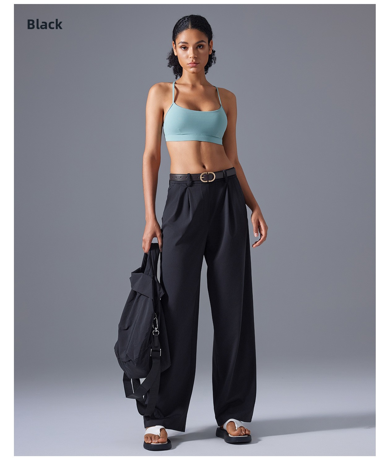 High Waist Sports Pants - Full Length