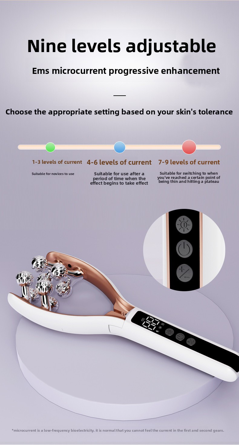 EMS Microcurrent Facial Massager - Usage Guide