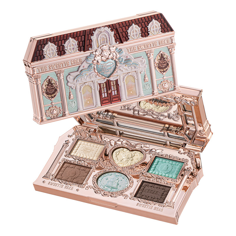 Swan Ballet Eyeshadow Palette - Color Swatches