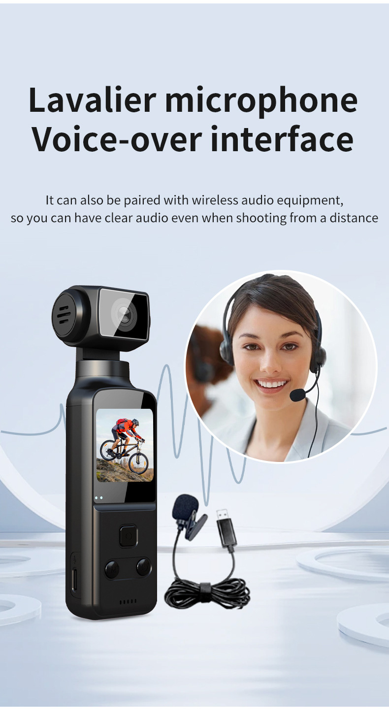 5K Pocket Video Camera - Portable Size