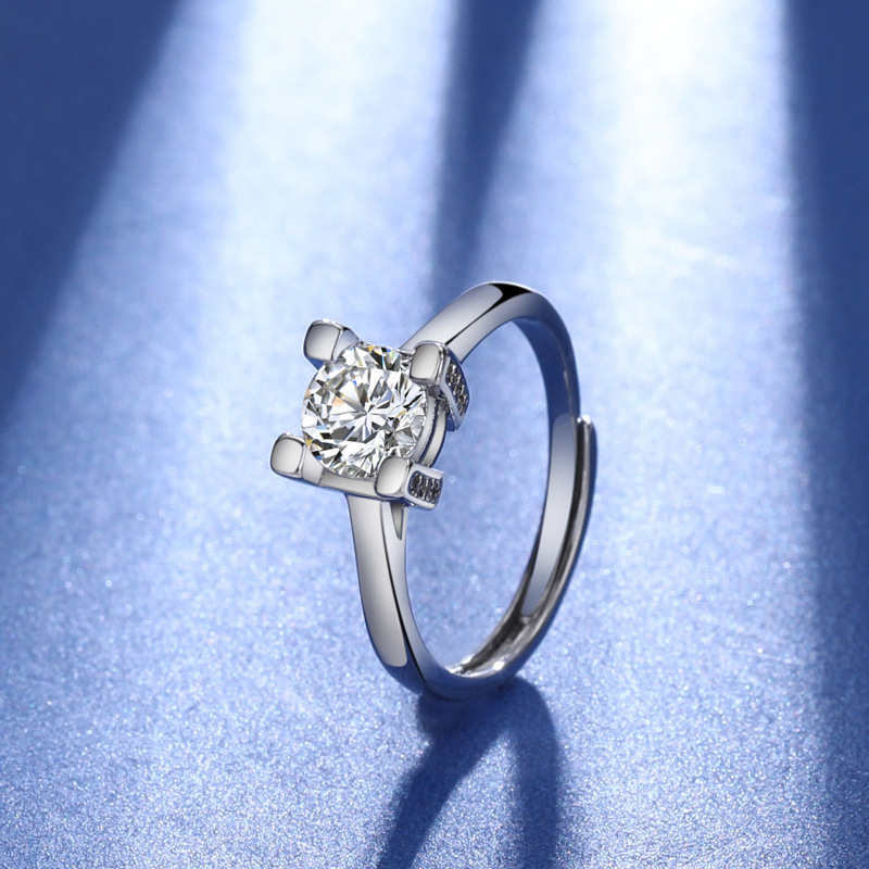 Diamond Simulant Ring - Octagonal Design