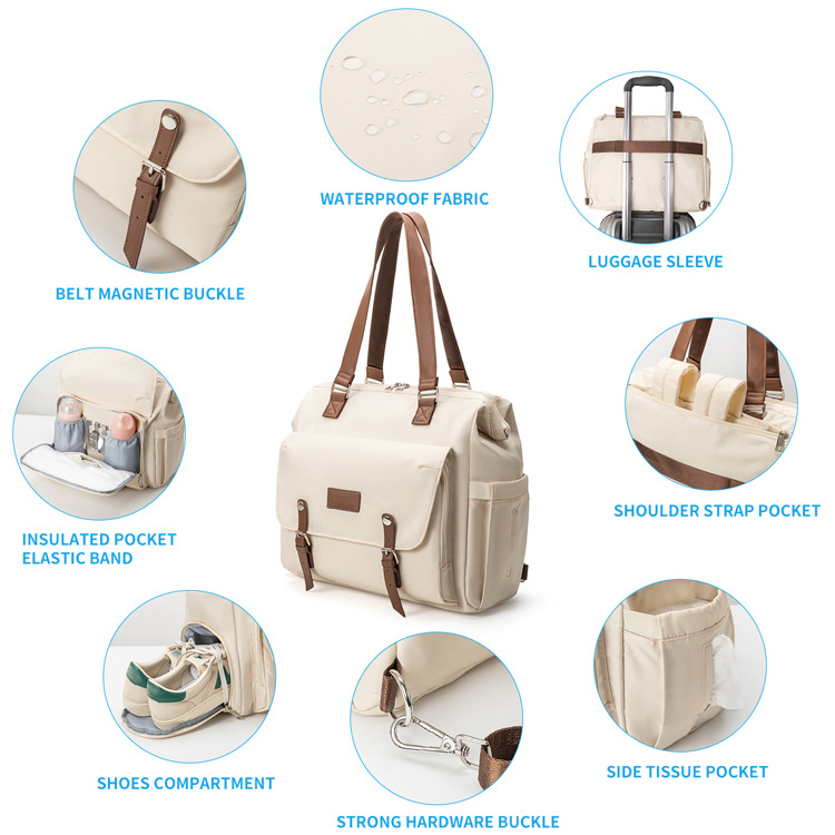 Mother and Baby Bag - Khaki