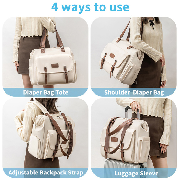 Mother and Baby Bag - Burgundy