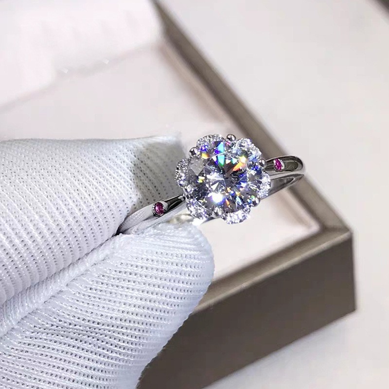 Diamond Simulant Ring - Color Option 4