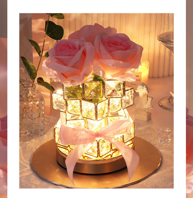 LED Rose Table Lamp - Touch Control