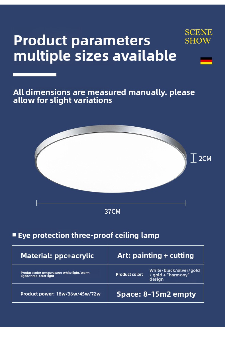 LED Ceiling Lamp - Features