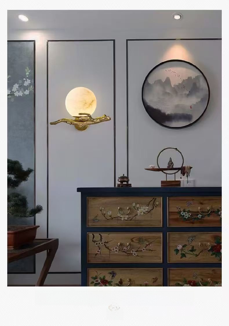 Copper & Marble Wall Lamp - Installation