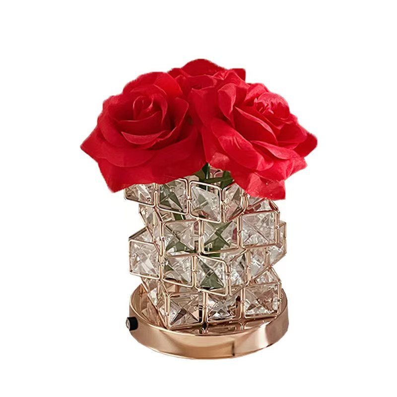 LED Rose Table Lamp - Pink Rose