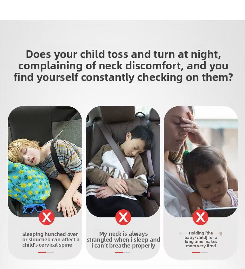 Animal Shaped Car Pillow - Pink Pig