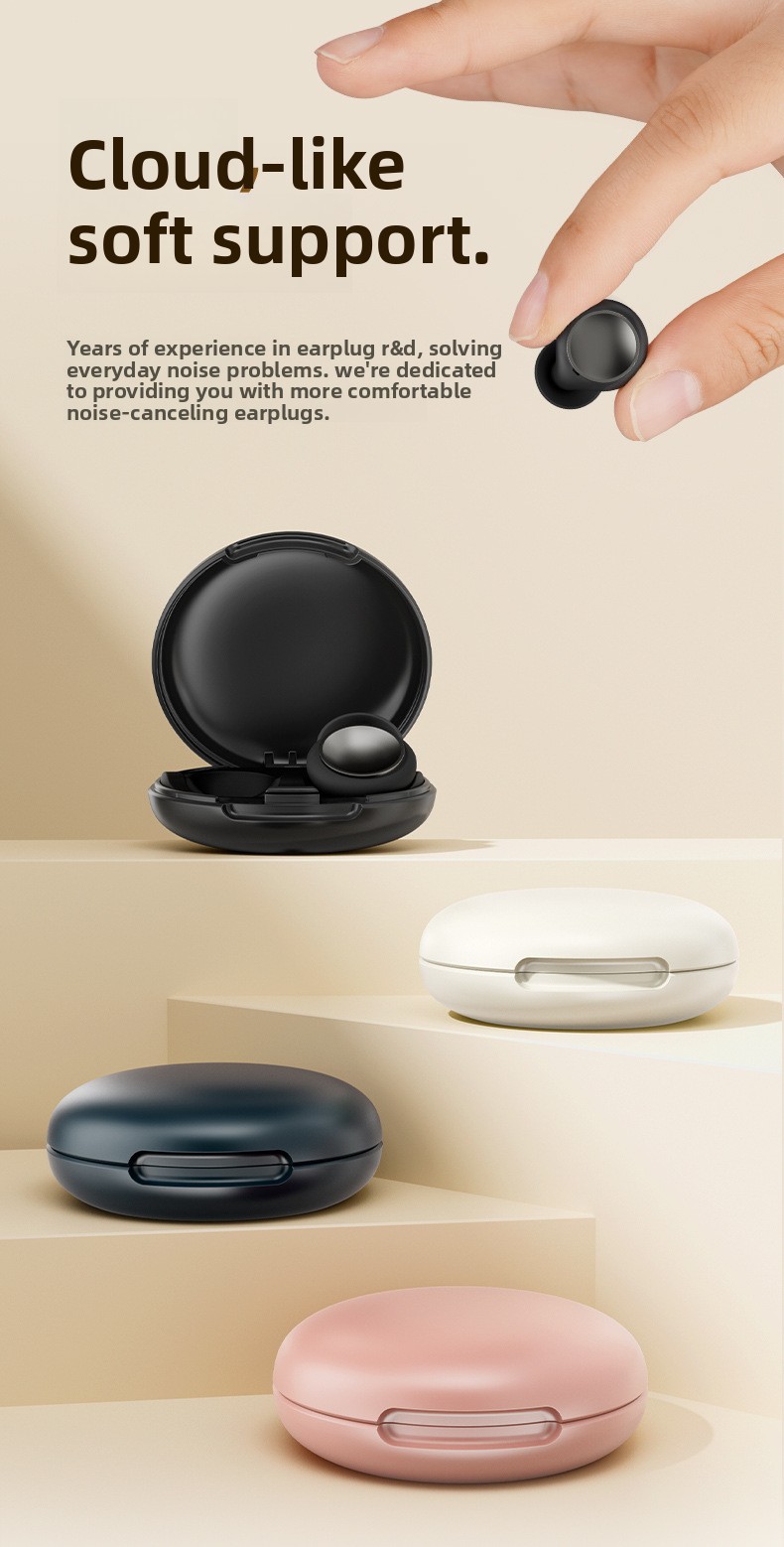 Noise Reduction Sleep Earplugs - Pink