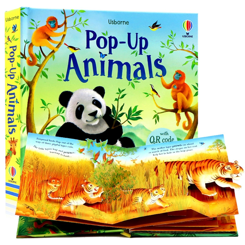 3D Pop Up Book for Kids English Story Interactive Learning Ages 4-8
