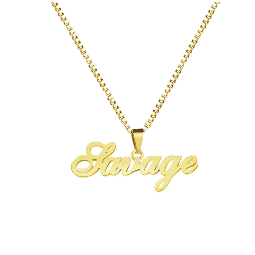 Personalized Custom Name Necklace - Packaging