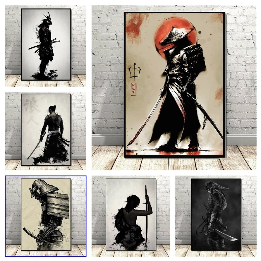 Japanese-Artwork-Samurai-Canva