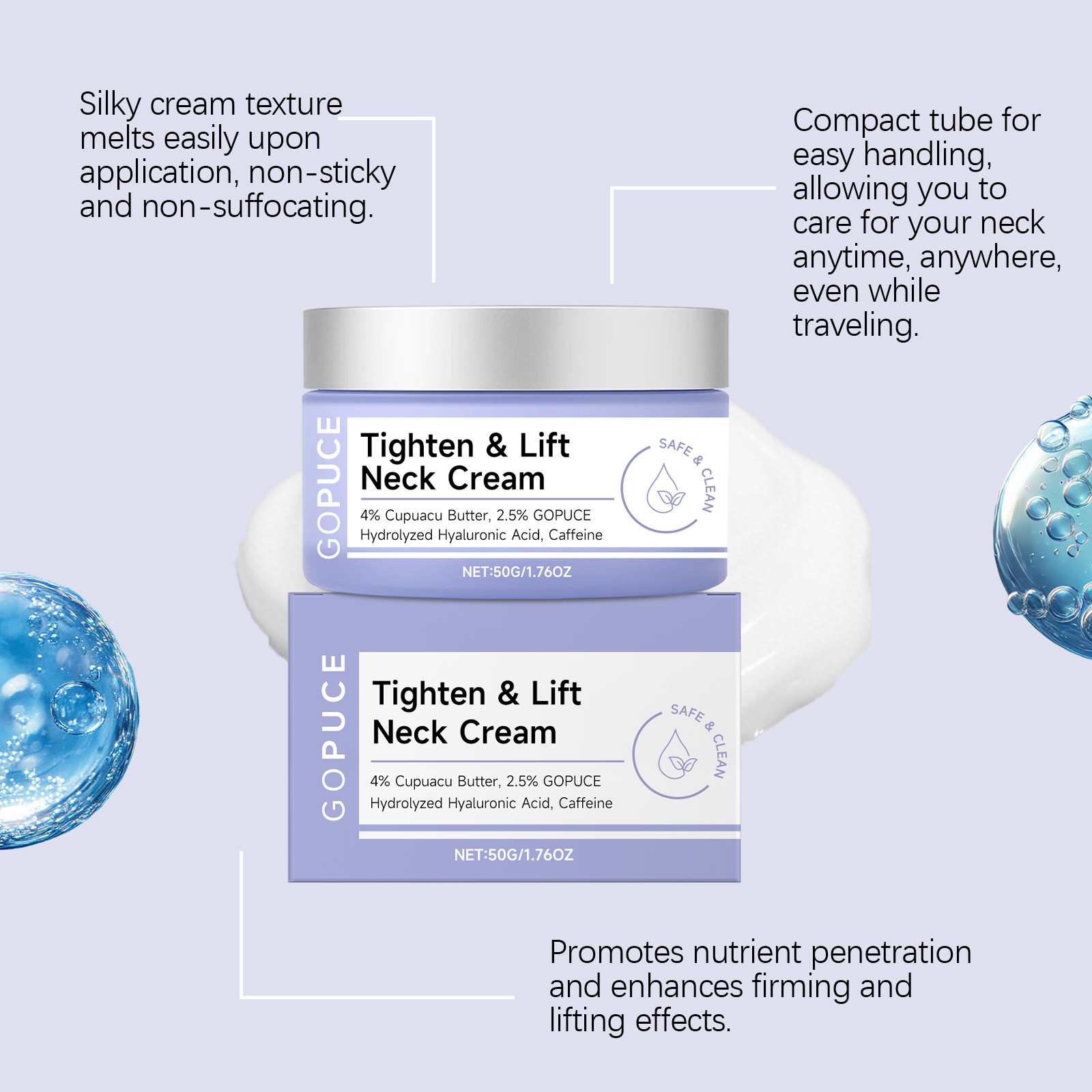 Neck Cream Texture