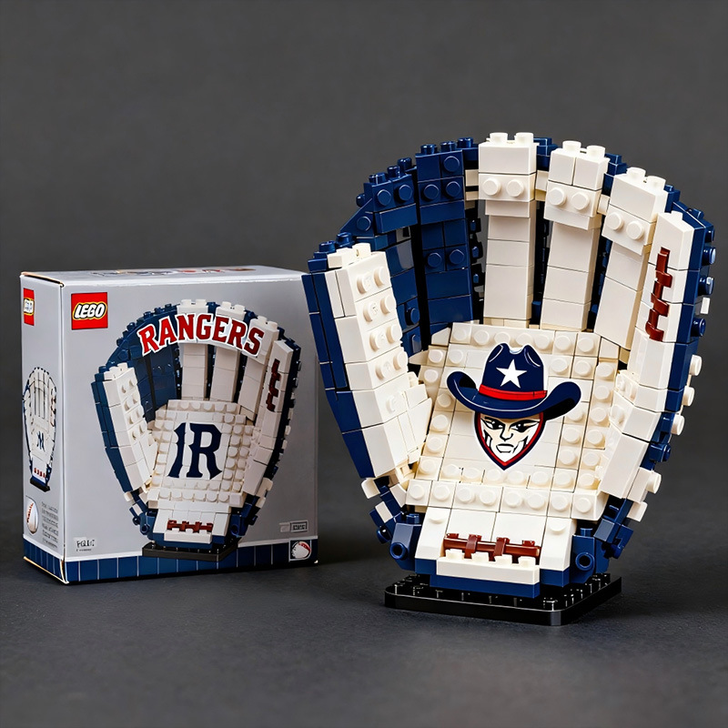 Baseball Glove Building Blocks Set