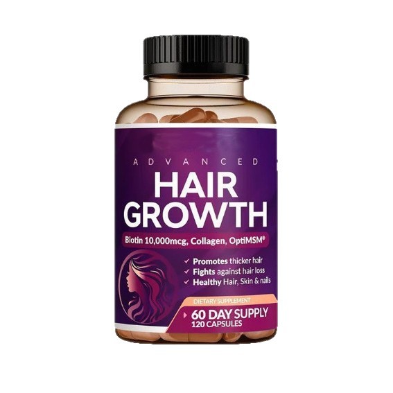 Biotin Hair supplements plant based promotes hair growth