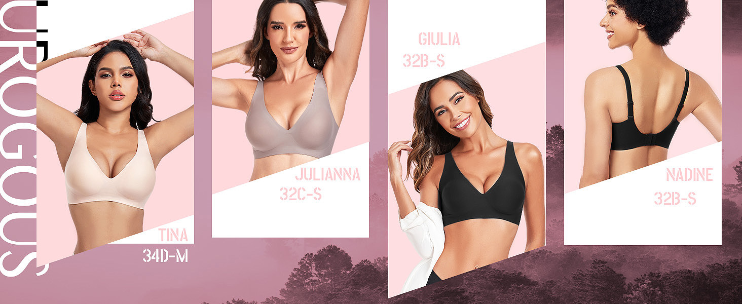 wireless bras for women
