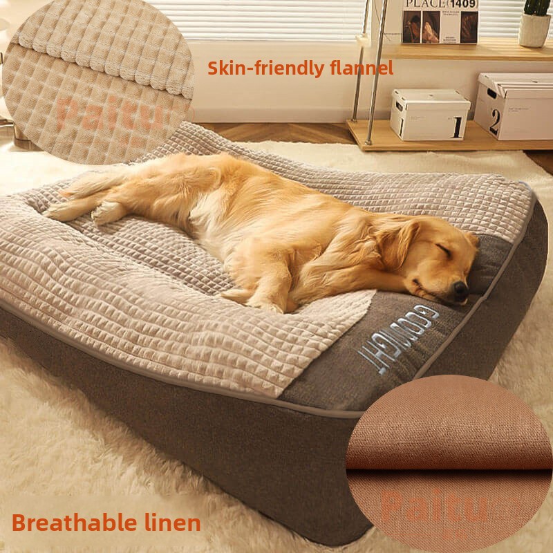Huxpaw pet bed velvet surface detail