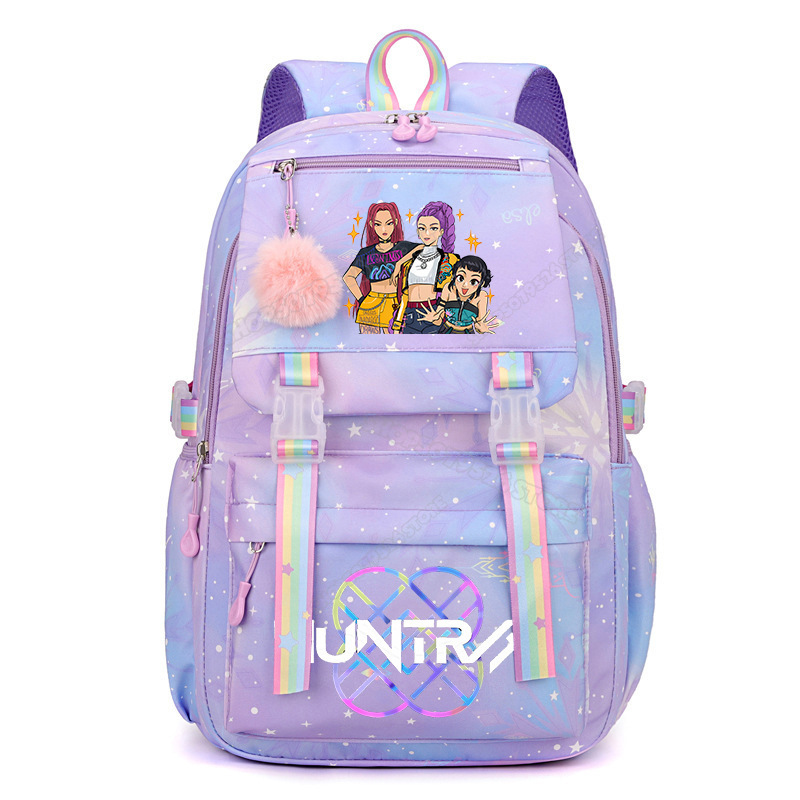 Large Capacity Anime Demon Hunter Backpack School Travel Bag Cosplay Laptop Bag