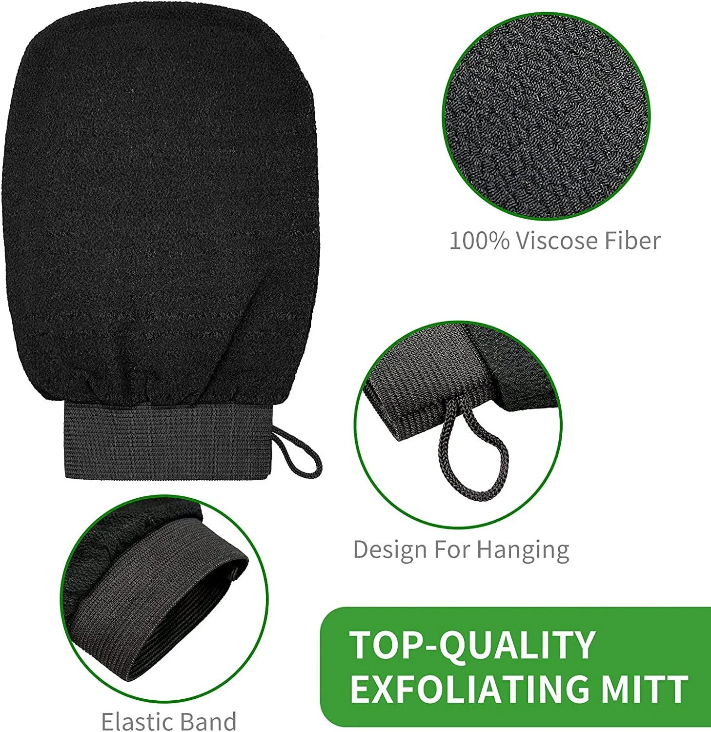 SoftBuff™ textured fabric, elastic cuff and hanging loop details