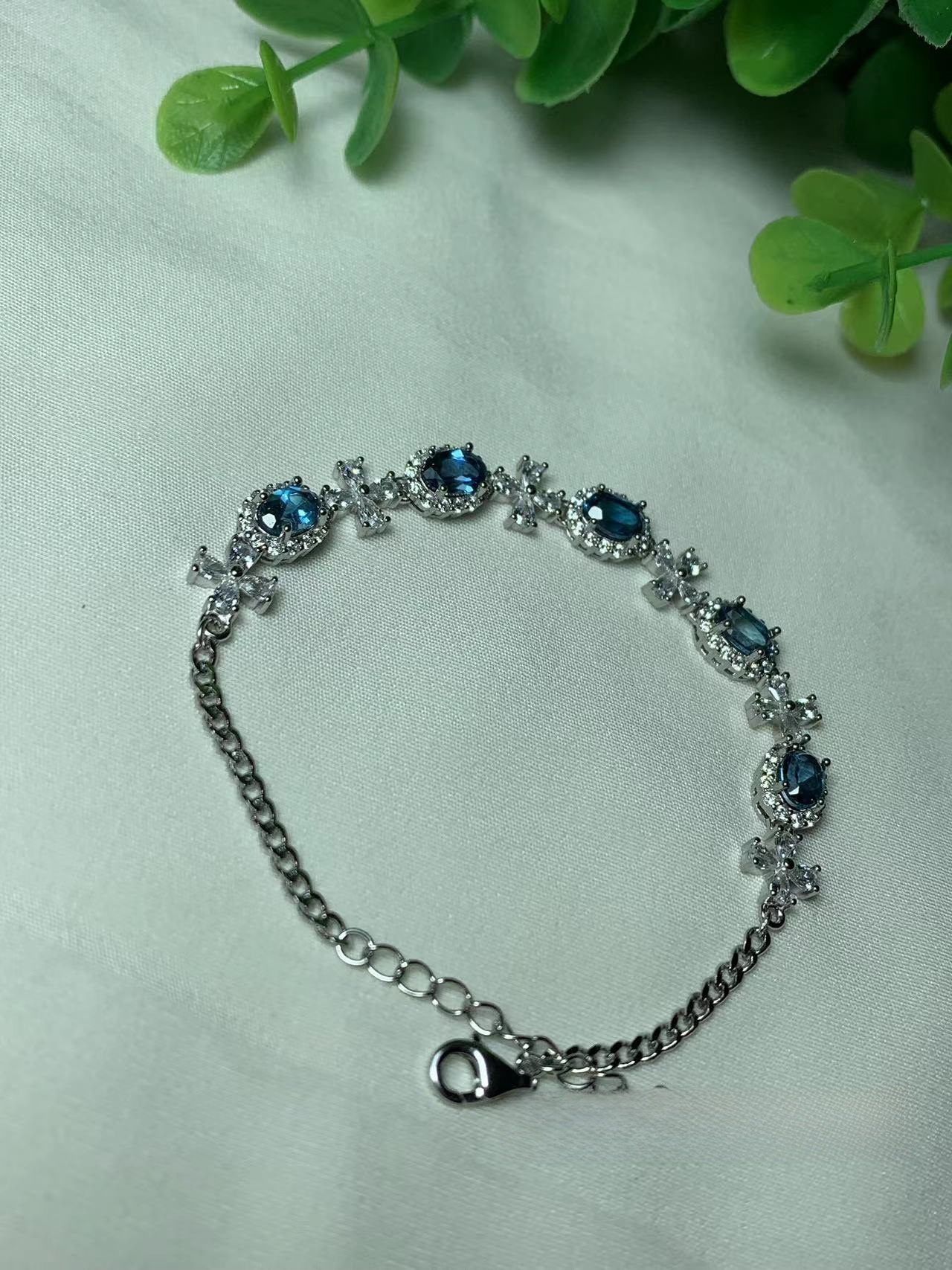 Women's Swiss Blue Topaz Bracelet – View 3