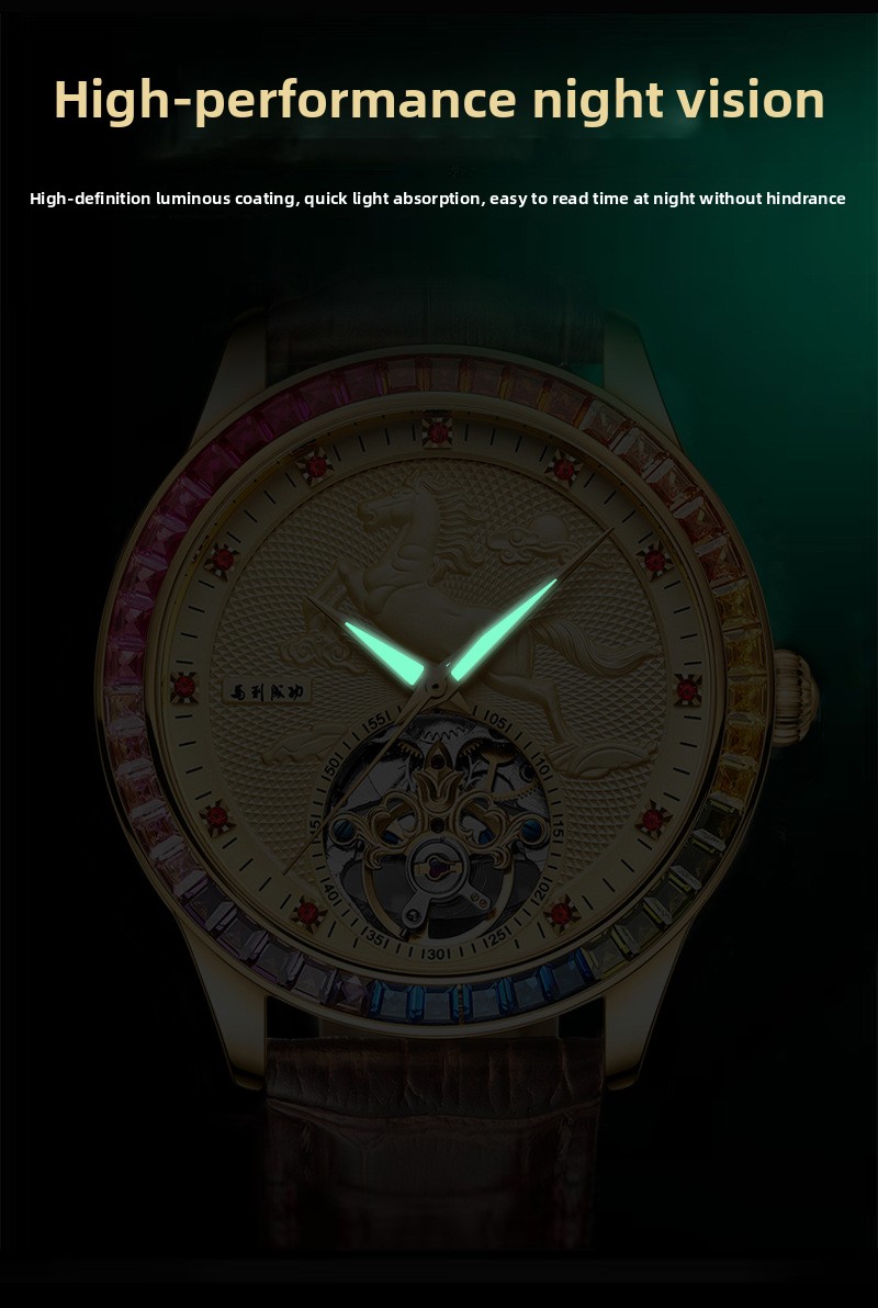 Men's Automatic Mechanical Watch Rose Gold